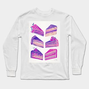 Unicorn Cake Slices Long Sleeve T-Shirt